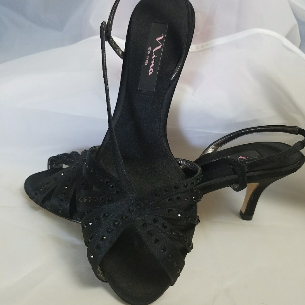 Nina New York Black High Heel Shoes